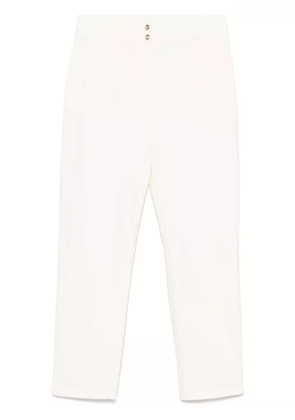 LIU JO logo-plaque trousers - Neutrals