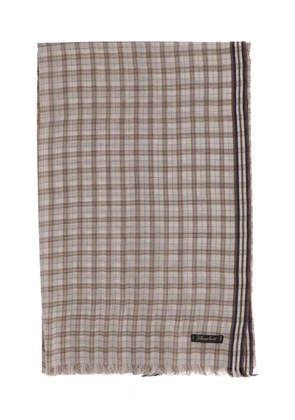 Faliero Sarti checked scarf - Neutrals