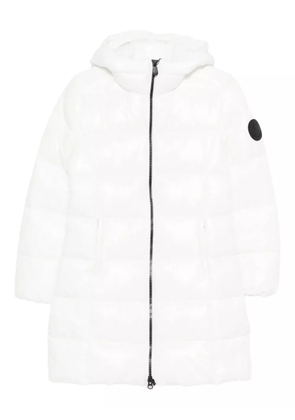 Save The Duck hooded quilted coat - White