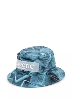 Emporio Armani arctic-print bucket hat - Blue