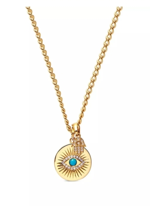 Nialaya Jewelry Skyfall Evil Eye pendant necklace - Gold