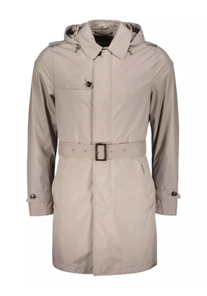Moorer Prez trench coat - Neutrals