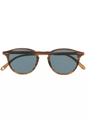 Garrett Leight Hampton round-frame sunglasses - Neutrals