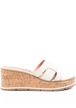 Bibi Lou 65mm Holly leather sandals - Neutrals