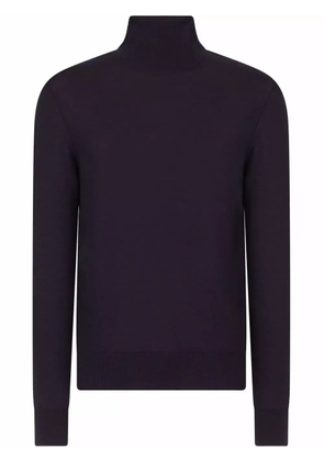 Dolce & Gabbana roll-neck cashmere jumper - Blue