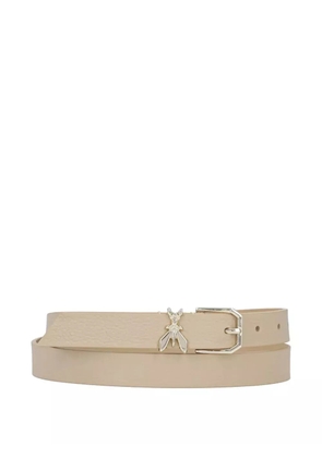 Patrizia Pepe embellished leather belt - Neutrals