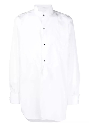 Maison Margiela longline poplin shirt - White