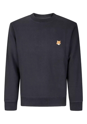 Maison Kitsuné Fox Head-motif cotton sweatshirt - Black