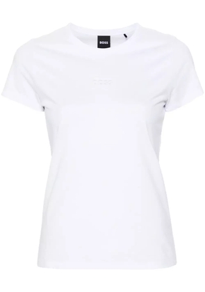 BOSS cut-out logo T-shirt - White