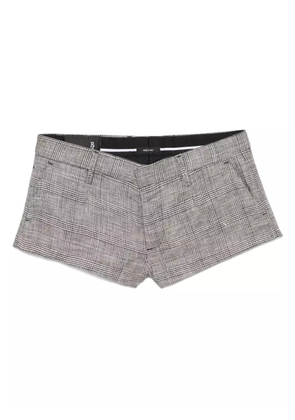 R13 tailored mini shorts - Black