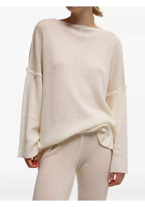 Gudrun & Gudrun Billa long-sleeved knit top - Neutrals