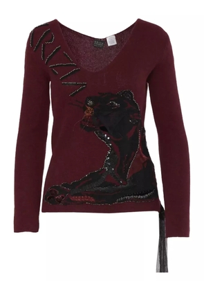 Krizia Pre-Owned cashmere sweater - Red