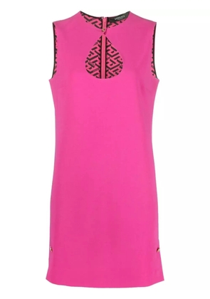 Versace cut-out shift dress - Pink