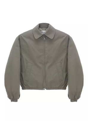 OUR LEGACY zip-up elasticated-cuff jacket - Green