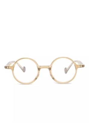 A BATHING APE® round-frame glasses - Neutrals