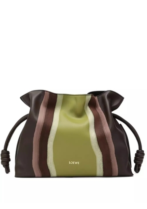 LOEWE medium Flamenco clutch bag - Green