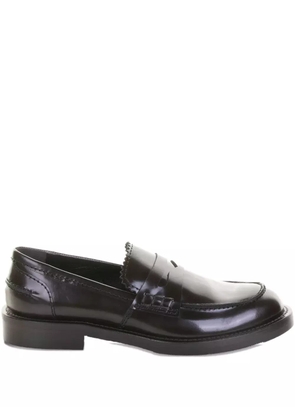 GUGLIELMO ROTTA Pretty Indio leather loafers - Black