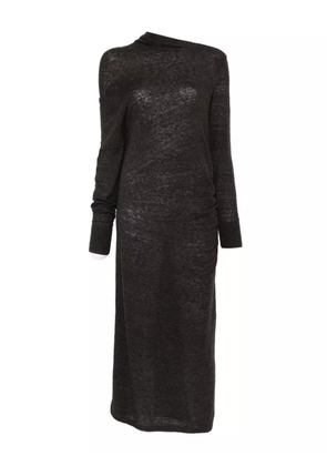 Soeur Gisee draped midi dress - Brown