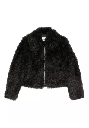 STAND STUDIO faux-shearling jacket - Grey