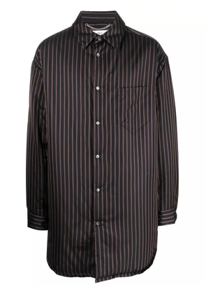 Maison Margiela striped padded shirt - Black