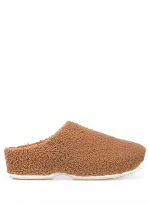 Rosetta Getty 50mm shearling mules - Brown