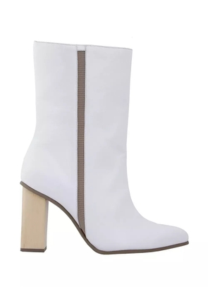 Studio Chofakian chunky heel boots - White
