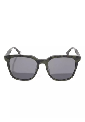 A BATHING APE® camouflage square sunglasses - Green