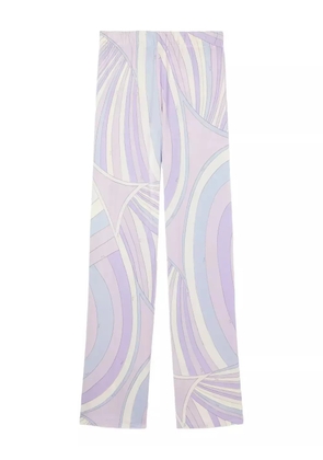 PUCCI Iride-print trousers - Purple