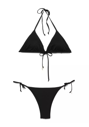 Fisico triangle-cup bikini set - Black