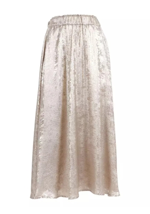 Shirtaporter lurex skirt - Gold