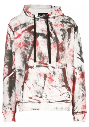 Haculla hand painted hoodie - Red