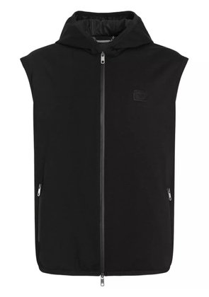 Dolce & Gabbana logo-appliqué gilet - Black