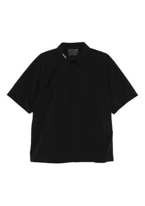 HELIOT EMIL pin-detailed panelled shirt - Black