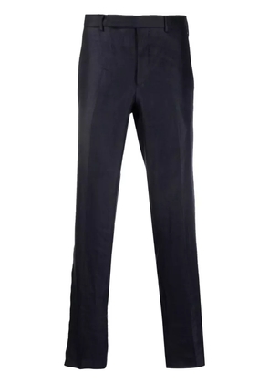 Zegna mid-rise straight-leg trousers - Blue