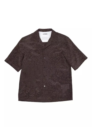 UMBER POSTPAST salt-dyed short-sleeve shirt - Brown
