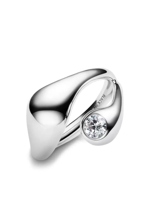 Maria Black Mermaid ring - Silver