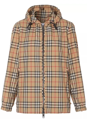 Burberry Vintage Check hooded jacket - Neutrals
