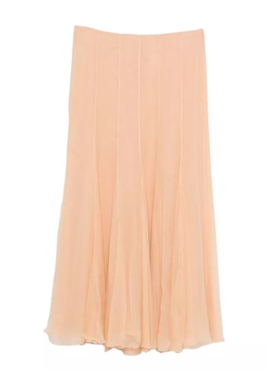 Chloé pleated silk skirt - Pink