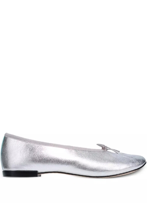 Repetto x Marine Serre Lilouh metallic ballet flats - Silver