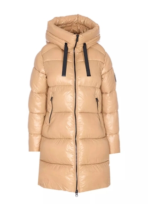 Save The Duck padded zip-front coat - Neutrals