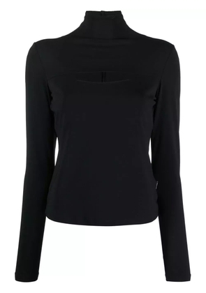 Versace Pre-Owned 2000s cut-out long-sleeve top - Black