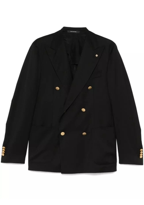 Tagliatore wool blazer - Black