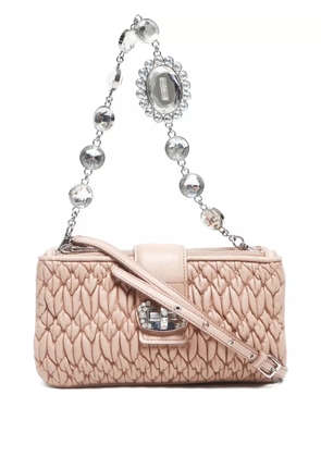 Miu Miu Pre-Owned 2000s quilted handbag - Neutrals
