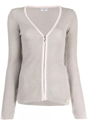 CHANEL Pre-Owned 2003 Sports Line zip-front top - Grey