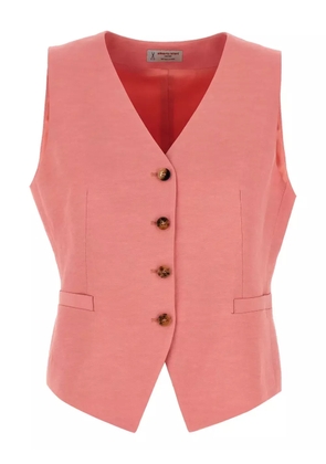 Alberto Biani buttoned vest - Pink