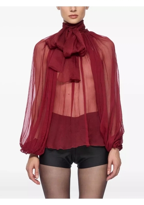 Atu Body Couture silk blouse - Red