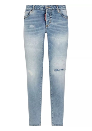 DSQUARED2 distressed tapered jeans - Blue