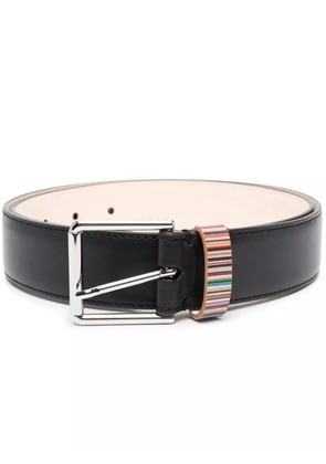 Paul Smith stripe trim belt - Black