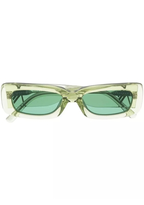 Linda Farrow transparent-frame sunglasses - Green