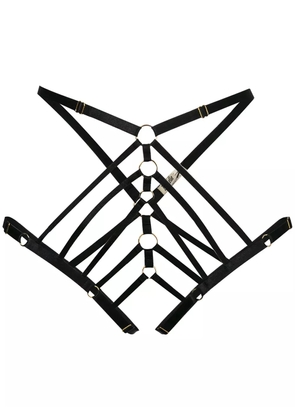 Bordelle webbed harness briefs - Black